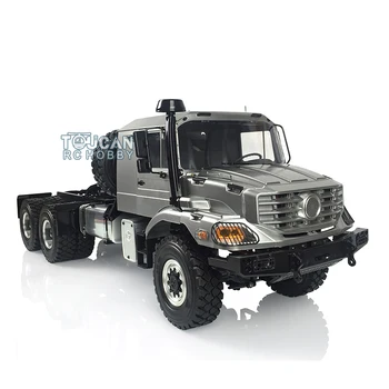 JDM 157 1/14 Метална 6*6 Радиоуправляемая модел с висока проходимост камион с диференциала на ос, дистанционно управление, Альпинистский ремарке, Играчки за възрастни TH17202-SMT8